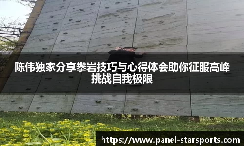 陈伟独家分享攀岩技巧与心得体会助你征服高峰挑战自我极限